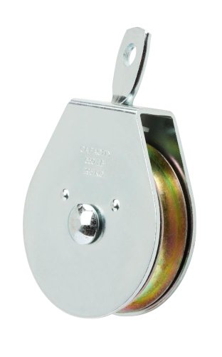 Crown Bolt 62905 2-1/2-Inch Zinc Plated Swivel Single Pulley, Silver On Sale