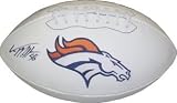 Von Miller Autographed/Hand Signed Denver Broncos Logo Football