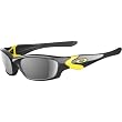 Oakley Livestrong Straight Jacket Men's Asian Fit Special Edition Sports Wear Sunglasses w/ Free B&F Heart Sticker Bundle - Polished Black/Black Iridium