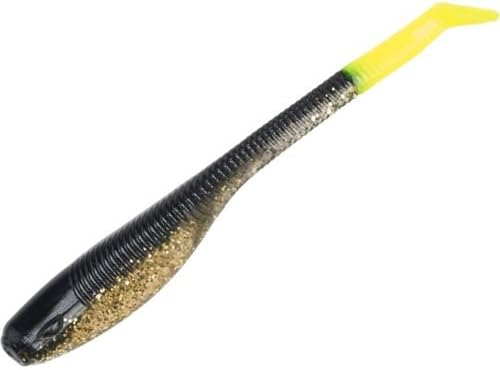 Down South Lures 4-1/2" Salt Water Paddle Tail Swimbaits 8-Pack, Texas Roach