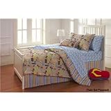Hawaiian Surfing Blue - Twin 5 PC Comforter Set
