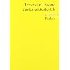 Texte zur Theorie der Literaturkritik