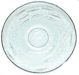 Clear Spanish Small Recycled Glass Fish Design Bowl 7.5"D Set / 2