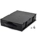 KLOUD City ® Black desktop computer ATX/MATX hard drive mobile blank rack drawer tray devices storage case (5.25