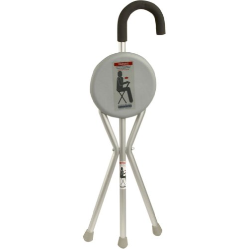 Travelon Walking Seat and Cane in One - Grey - One Size
