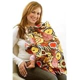 Peanut Shell Nursing Cover - Floral Cafe