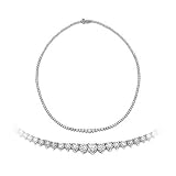 14k White Gold Diamond Necklace (G-H/SI2, 10 ct. tw