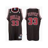 Scottie Pippen Chicago Bulls NBA Swingman Adidas Hardwood Classics Throwback Black Jersey
