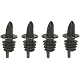 TableCraft H35BK Free Flow Pourers, Black, 12-Pack