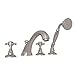 Rohl A1804XCSTN TUB FILLERS Satin Nickel
