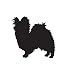 Companion Dog Pet Papillon Car Truck Vehicle Bumper Helmet Decal Sticker Wall Art Laptop Design Skin Stickers