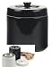 RSVP Stoneware Grease Keeper - Black