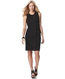 Calvin Klein Dress, Sleeveless Ruffled Front Matte Jersey