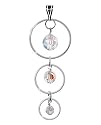 Stering Silver Clear AB Swarovski Crystal Dangle Pendant