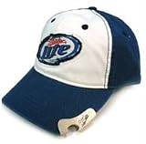 Mens Bioworld Miller Lite Adjustable Bottle Opener Hat