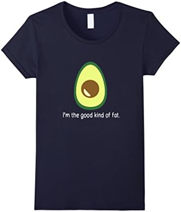 Women's I'm the Good Kind of Fat Avocado T-Shirt  Small Navy