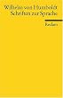 Schriften zur Sprache