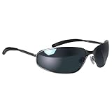 Motorcycle Eyewear Black Chrome Frame EYS46357SMOKE