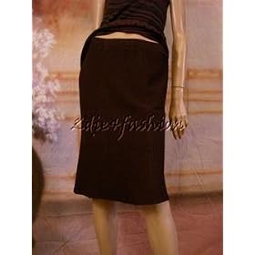 $865 New ST JOHN COUTURE Concord Stretchy Wool Skirt 4