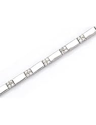 14K White Gold Diamond Bracelet