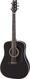 Washburn D10S Acoustic Guitar, Black