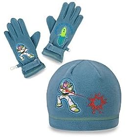 Disney Fleece Buzz Lightyear Hat and Glove Set for Boys