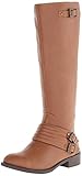 Jessica Simpson Women's Elmont Riding Boot, Bourbon, 7 M US