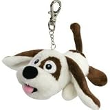 Jumpin Bananas Mini Chuckle Buddies Spotted Dog Key Chain