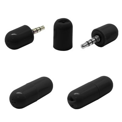 Best Price Premium Black 3.5mm External Mini Microphone for Apple iPhone 3G 3G S 4 / iPod Touch 1st 2nd 3rd 4th Gen / iPod Classic / iPod Nano 4th 5th 6th Gen