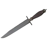 Citadel Knives 076 Special Hand Forged Fixed Blade Bowie Knife with Checkered Rosewood Handle