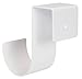 MIDE Products 135W-2 Aluminum Pool Accessory Hooks Pair, 6-Inch Long, White