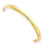 14k 4mm Plain Baby Bangle