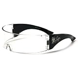 Choppers Black Wind Shield Clear Night Rain Riding Lens Motorcycling Sunglasses