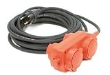 Eigenschaften bauCompany24  / VIERFACH-VERTEILERDOSE, mit 10 m Kabel Gummikabel H07RN-F3G1,5, 220 V