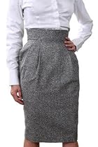 Corey Lynn Calter Bubble High Waisted Skirt in Salt and Pepper