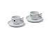 Alessi - Miriam Mirri  Babette  MMI10SET Set of 2 Coffee Cups & Saucers