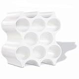 Koziol White Acrylic Wine Stacker (H37cm x W35cm x D23cm)