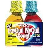 Vicks Dayquil Nyquil Cough Relief Liquid Combination Package 1 ea