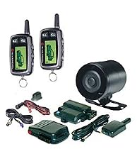 BLACK WIDOW Z5 FULL FEATURE ALARM w/REMOTE START & 2-2 WAY FM PAGES