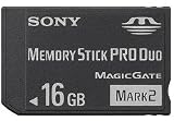 Search : Sony 16 GB Memory Stick PRO Duo Flash Memory Card MSMT16G