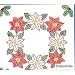Quilt Block Set Poinsettias