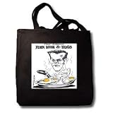 Kevin Bacon And Eggs - Black Tote Bag 14w X 14h X 3d