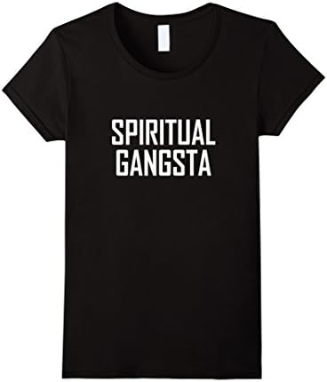 Women's Spiritual Gangsta Gangster Yoga Workout - T Shirt XL Black