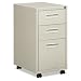 Embark Series Mobile Box/box/File Pedestal File w/M Pull Drwr, 20d, Light Gray