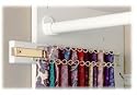 Easy Track Tie Rack Maple finish