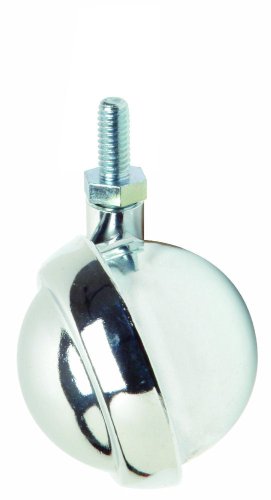 ER Wagner Light Duty Furniture Stem Swivel Decorative Ball Caster 2 1/2