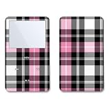Pink Plaid Design iPod classic 80GB/ 120GB Protector Skin Decal Sticker