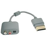 GTMax RCA Optical Audio Adapter Cable for Microsoft XBOX 360