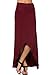 2LUV Women's Trendy Knit Hi-Low Wrap Skirt
