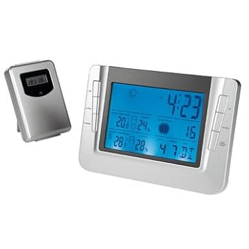Station météo avec baromètre électronique ClipSonic SL214 Station météo avec baromètre électronique ClipSonic SL214
